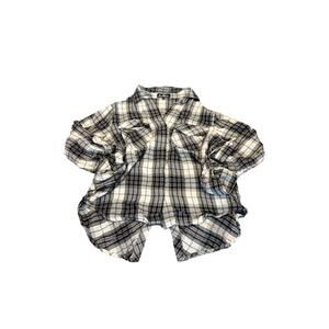 Sam Edelman women’s top size M button up high low tunic style